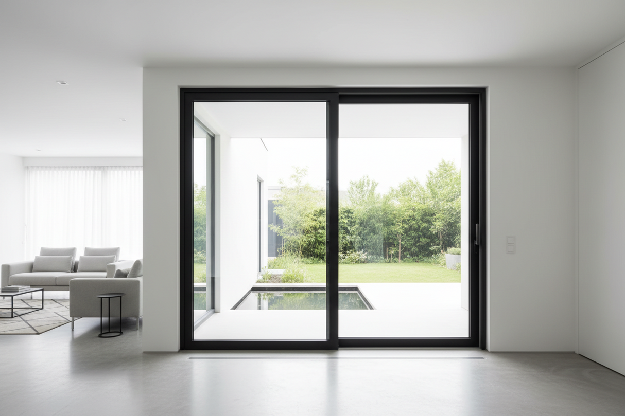60"x96" Custom Energy Efficient Aluminum Sliding Doors