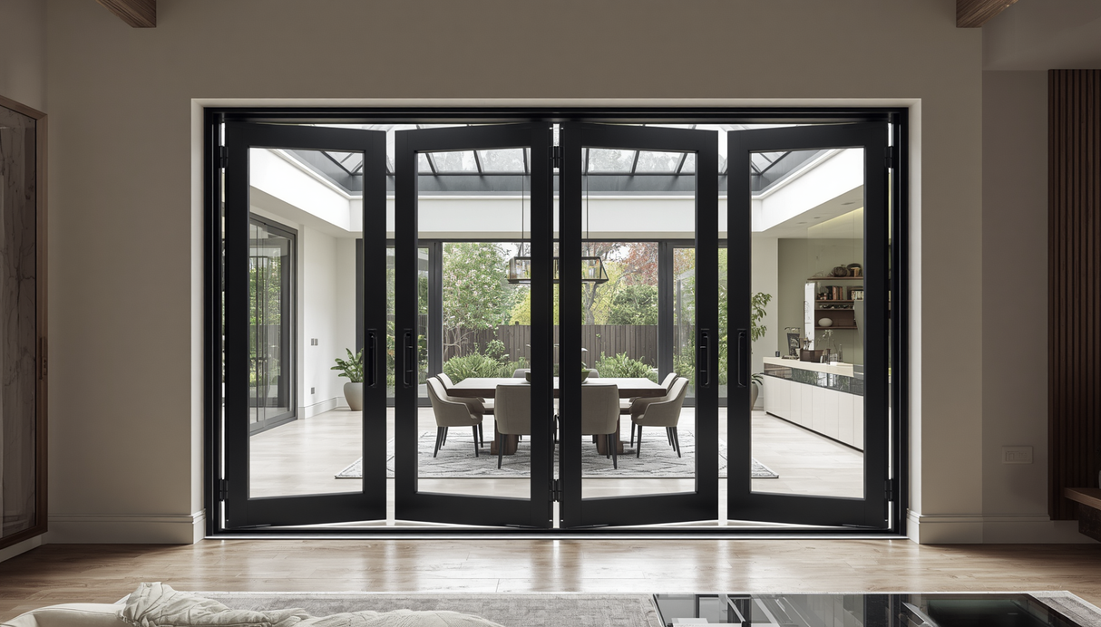 168"x80" Custom Energy Efficient Aluminum Bifold Door