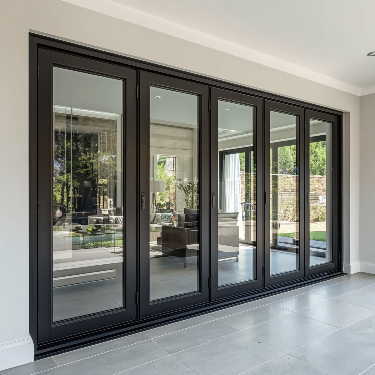 216"x80" Custom Energy Efficient Aluminum Bifold Door