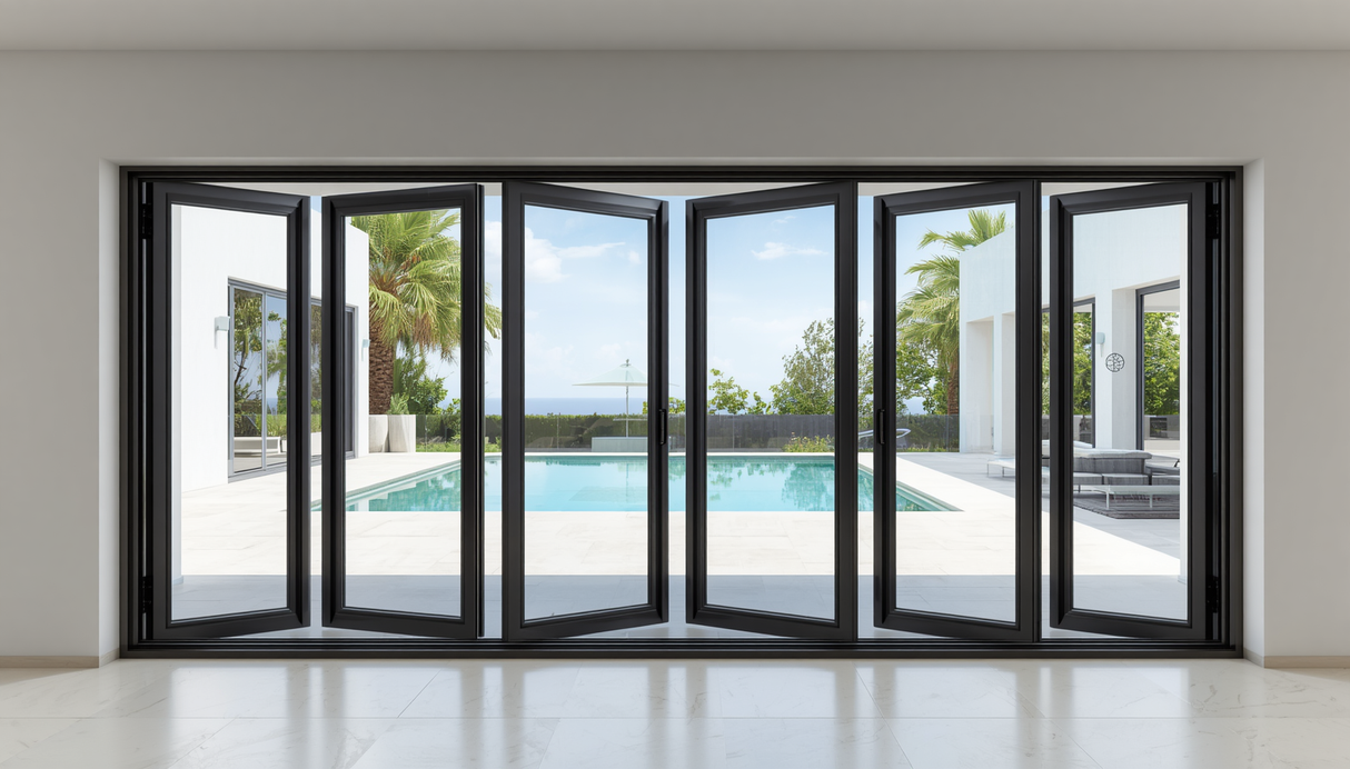 240"x80" Custom Energy Efficient Aluminum Bifold Door
