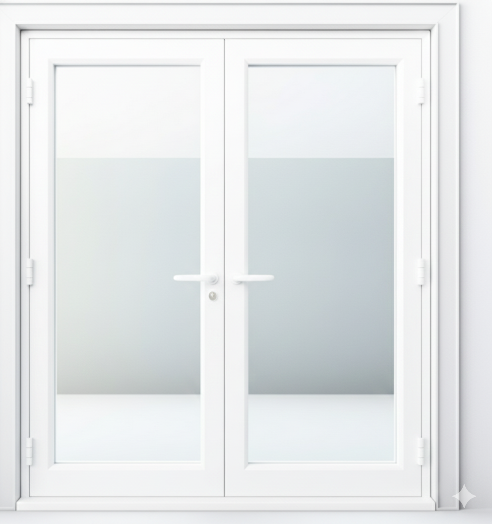 72"x96" Custom Energy Efficient Aluminum French Door