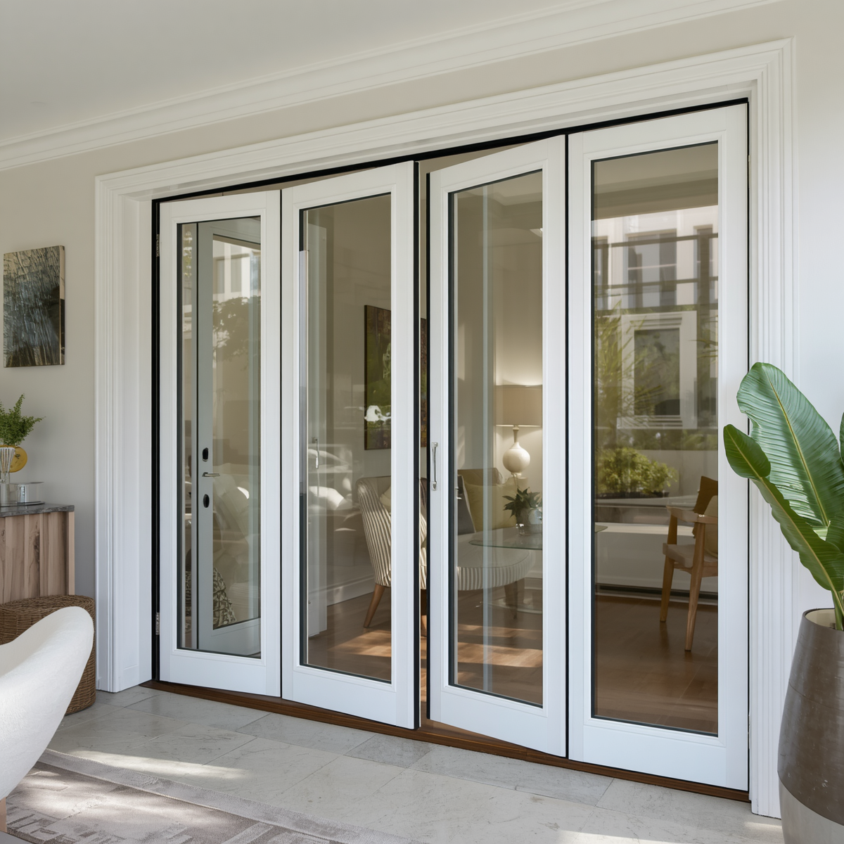 168"x80" Custom Energy Efficient Aluminum Bifold Door
