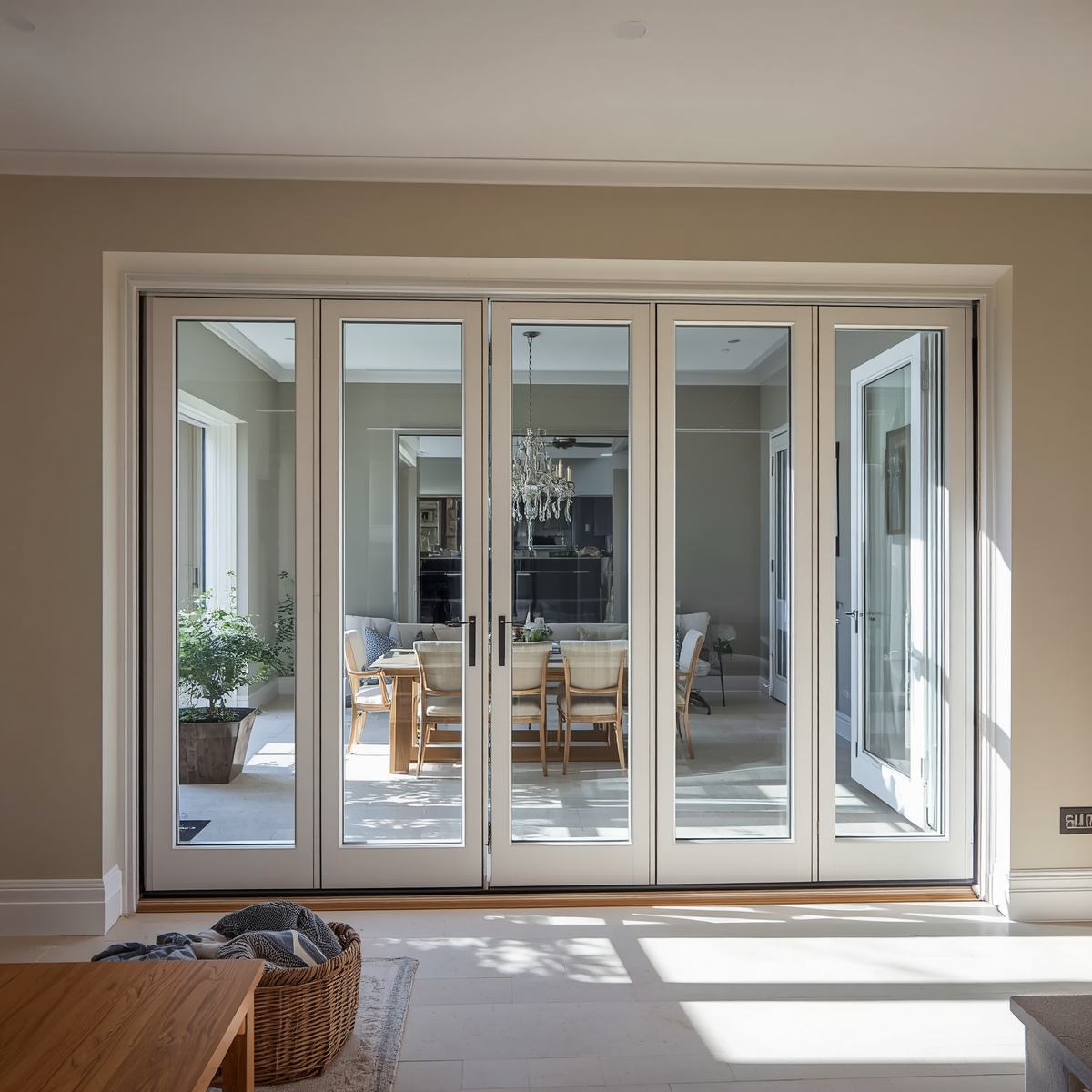 216"x80" Custom Energy Efficient Aluminum Bifold Door