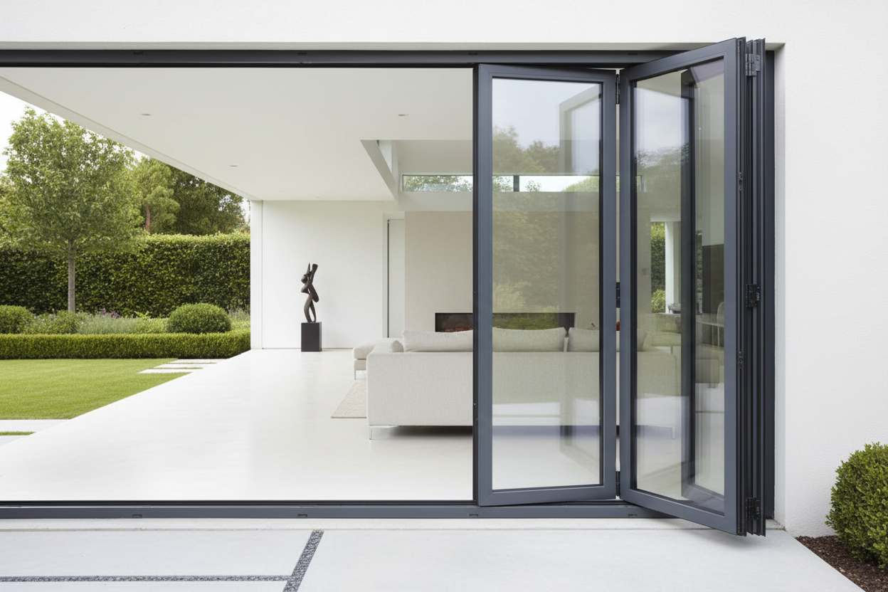 72"x80" Custom Energy Efficient Aluminum Bifold Door