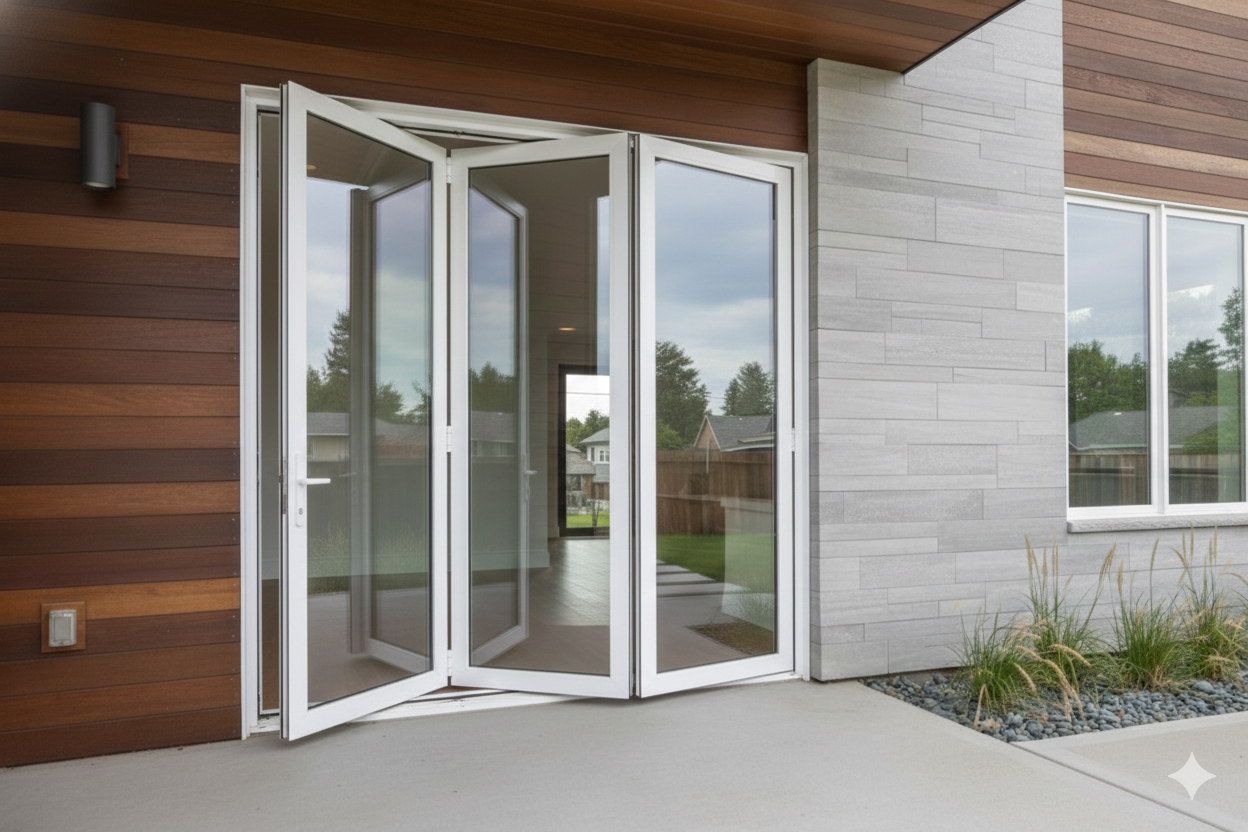 96_x_80_Aluminum_Bifold_Door_black_right