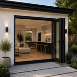 108" x 80" Custom Energy Efficient Aluminum Bifold Door