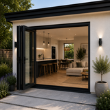 108" x 80" Custom Energy Efficient Aluminum Bifold Door