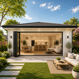 120"x96" Custom Energy Efficient Aluminum Bifold Door