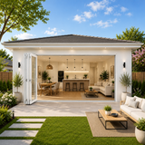 120"x96" Custom Energy Efficient Aluminum Bifold Door