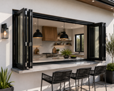 72"x42" Custom Energy-Efficient Aluminum Bifold Window