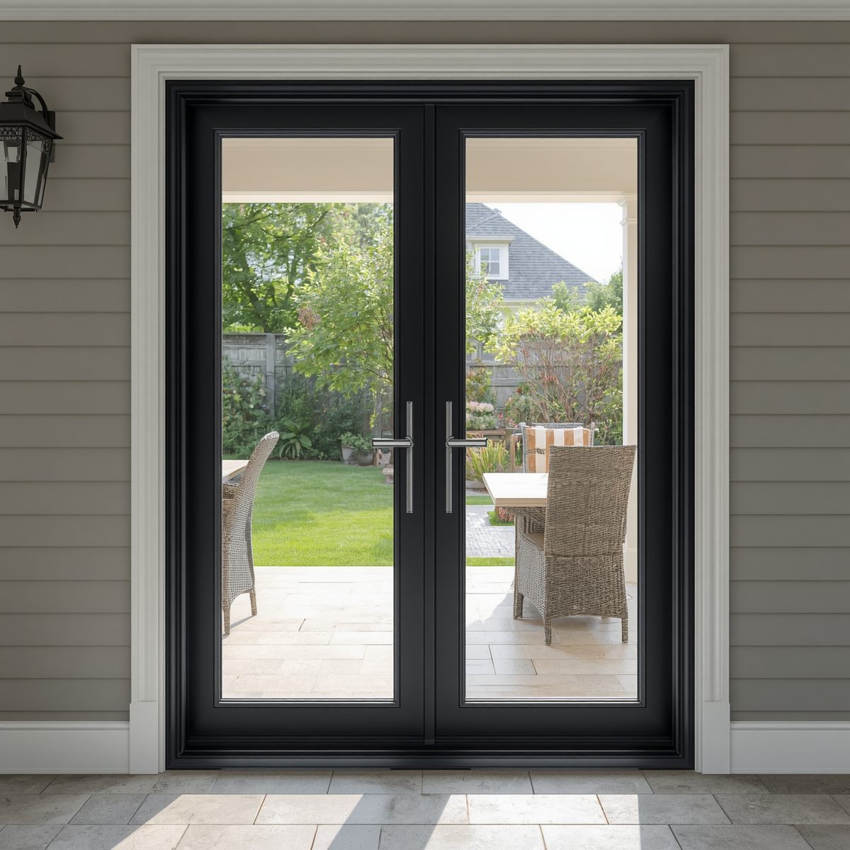 72"x96" Custom Energy Efficient Aluminum French Door
