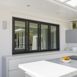 96"x42" Custom Energy-Efficient Aluminum Bifold Window