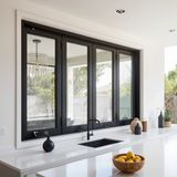 96"x42" Custom Energy-Efficient Aluminum Bifold Window