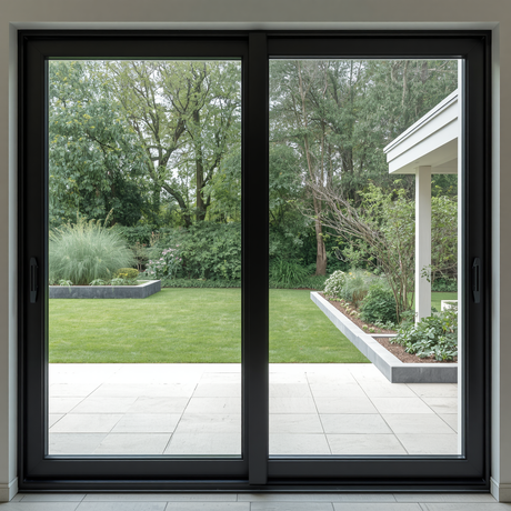 96"x96" Custom Energy Efficient Aluminum Sliding Doors