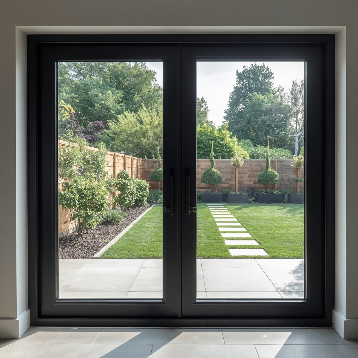 96"x96" Custom Energy Efficient Aluminum Sliding Doors