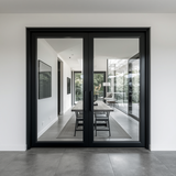 96"x80" Custom Energy Efficient Aluminum Sliding Doors