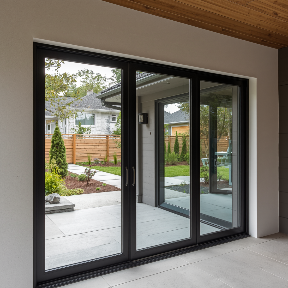 144"x96" Custom Energy-Efficient Aluminum Sliding Doors