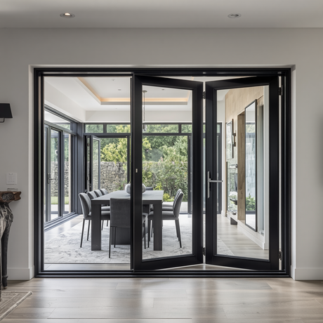 108" x 80" Custom Energy Efficient Aluminum Bifold Door