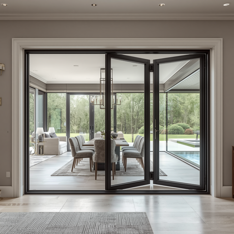 108"x96 Custom Energy Efficient Aluminum Bifold Door