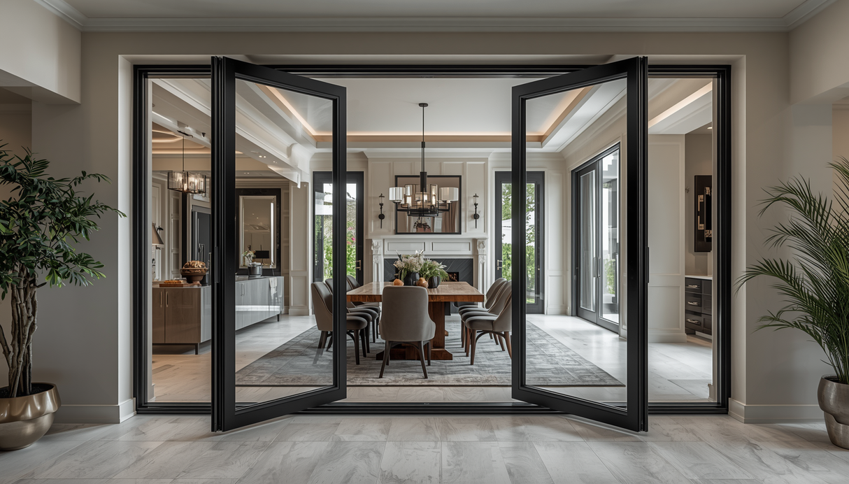 168"x80" Custom Energy Efficient Aluminum Bifold Door