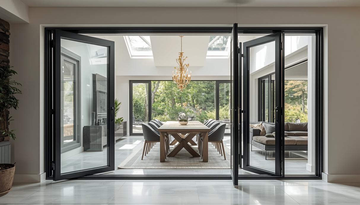 216"x80" Custom Energy Efficient Aluminum Bifold Door
