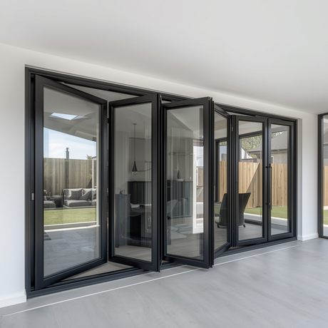 240" x 96" Custom Energy Efficient Aluminum Bifold Door