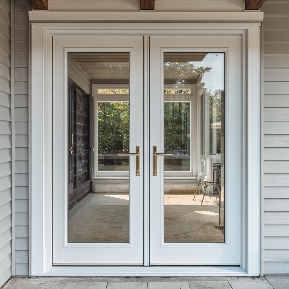 72"x96" Custom Energy Efficient Aluminum French Door