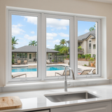 96"x36" Custom Energy Efficient Aluminum Bifold Window