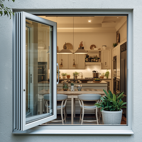 72"x42" Custom Energy-Efficient Aluminum Bifold Window