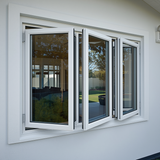96"x42" Custom Energy-Efficient Aluminum Bifold Window