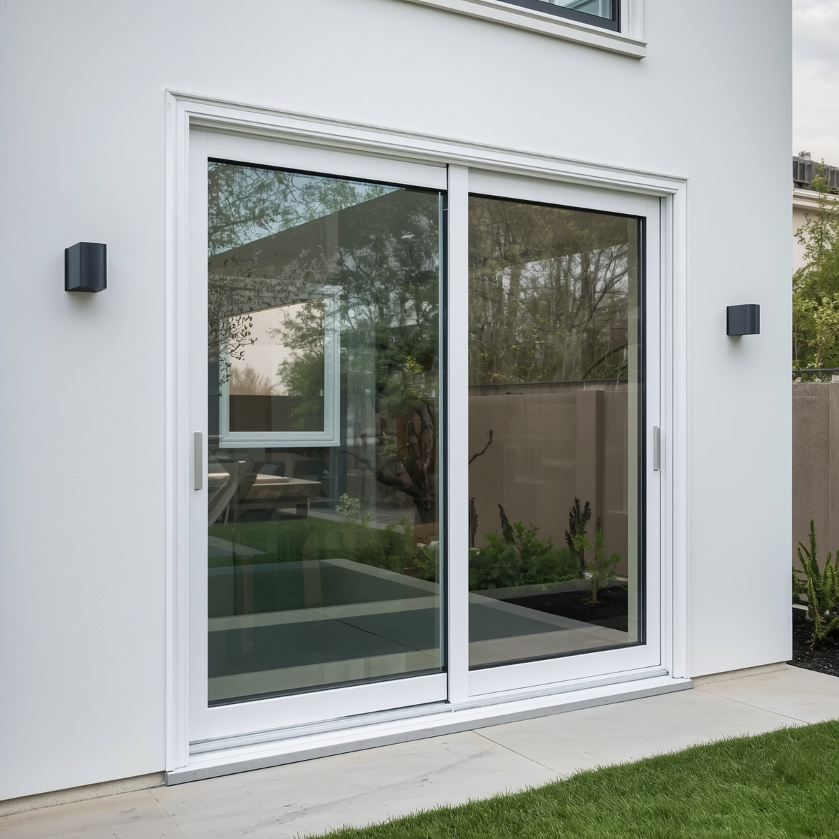96"x96" Custom Energy Efficient Aluminum Sliding Doors