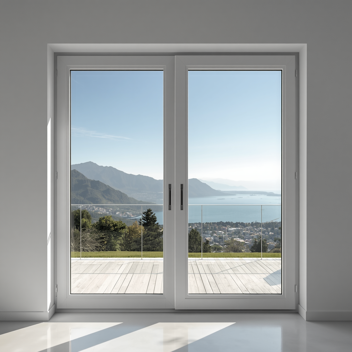 120"x80" Custom Energy Efficient Aluminum Sliding Doors