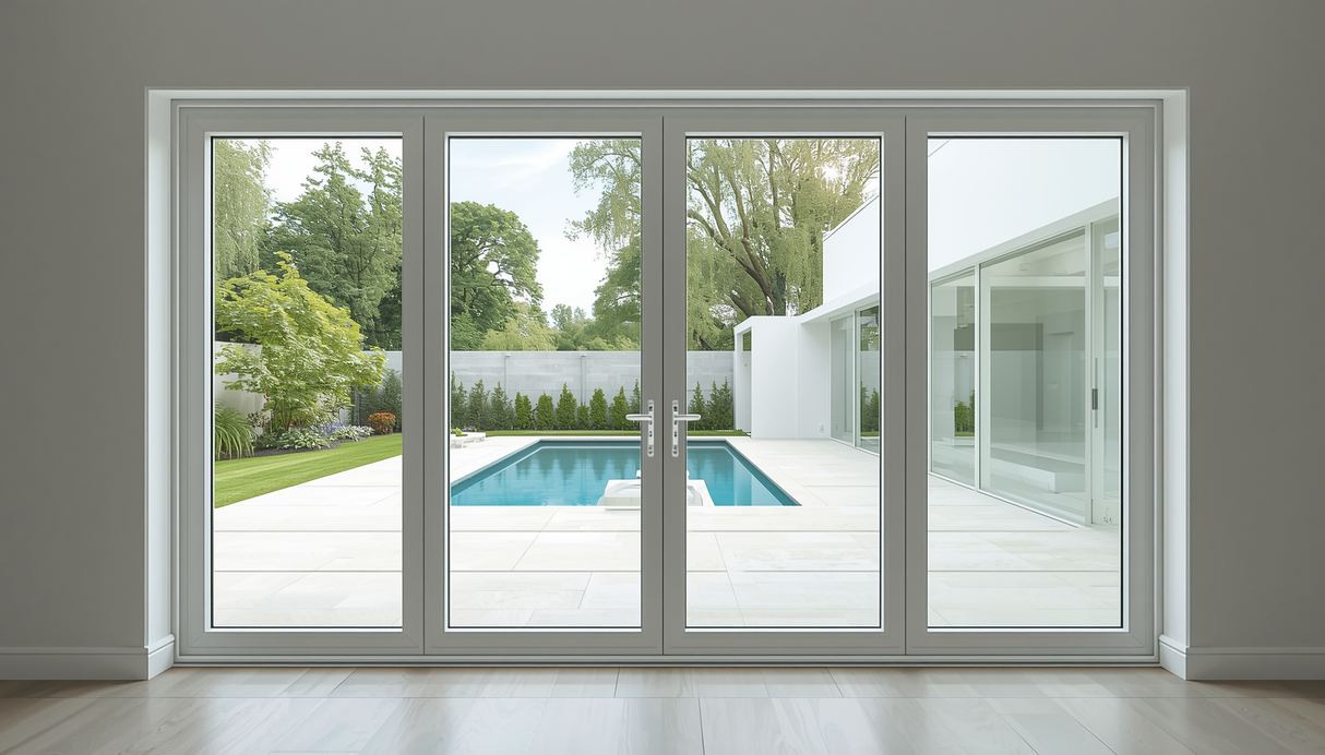 168"x80" Custom Energy Efficient Aluminum Bifold Door
