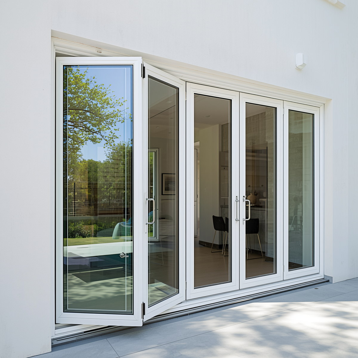 192"x 80" Custom Energy Efficient Aluminum Bifold Door