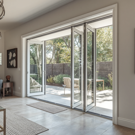 144"x80" Custom Energy Efficient Aluminum Bifold Door