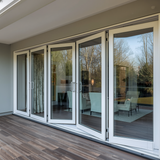 216"x96" Custom Energy Efficient Aluminum Bifold Door