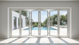 216"x96" Custom Energy Efficient Aluminum Bifold Door