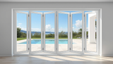 216"x96" Custom Energy Efficient Aluminum Bifold Door
