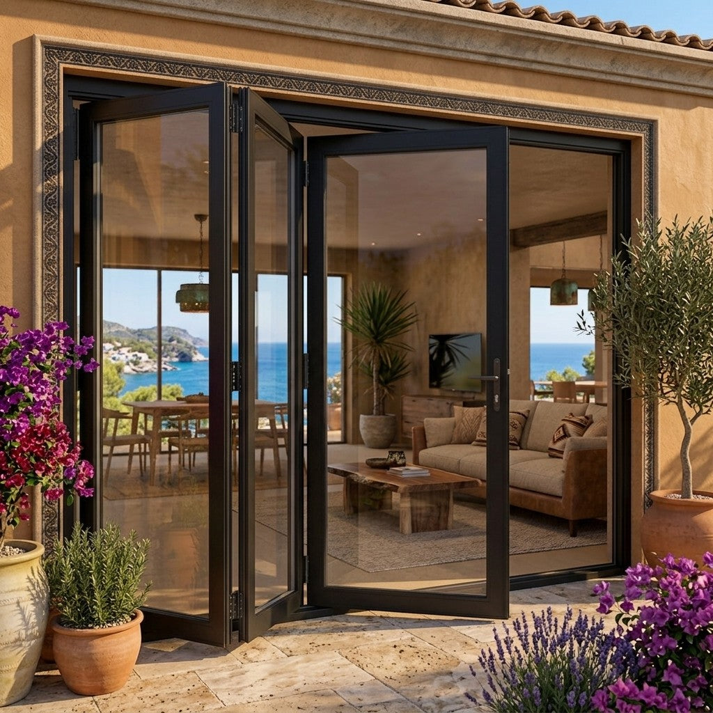 72"x80" Custom Energy Efficient Aluminum Bifold Door