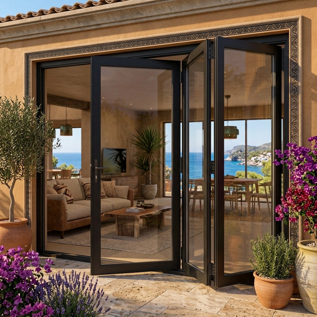 72"x80" Custom Energy Efficient Aluminum Bifold Door
