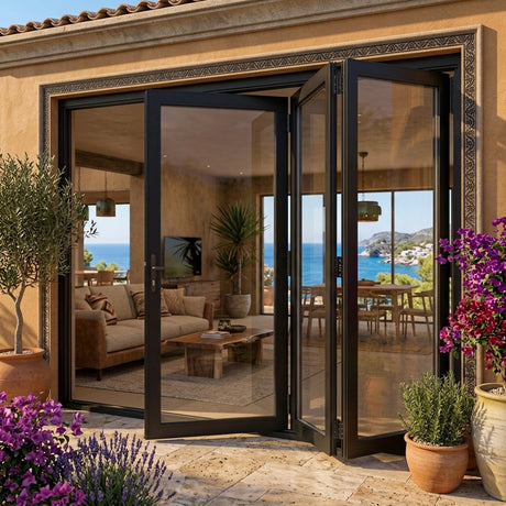 72"x96" Custom Energy Efficient Aluminum Bifold Door