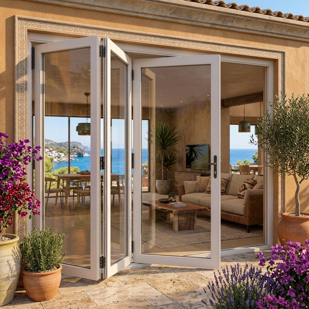 72"x80" Custom Energy Efficient Aluminum Bifold Door