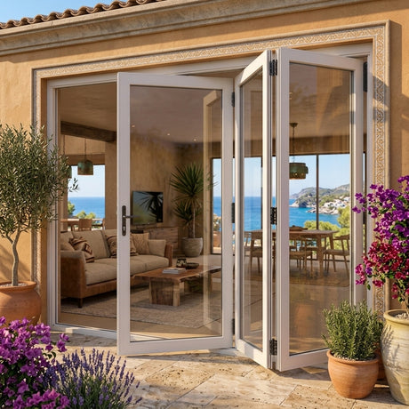 72"x96" Custom Energy Efficient Aluminum Bifold Door