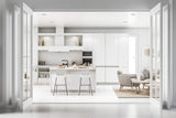 Aluminum Bifold Door 192"Wx80"H - OUT SWING FROM EXTERIOR VIEW image 0