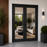 42"x96" Custom Energy-Efficient Aluminum French Door