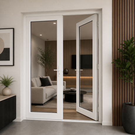 60"x80" Custom Energy Efficient Aluminum French Door