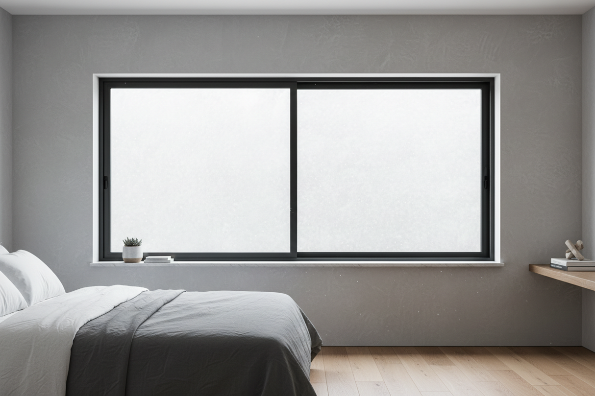 24"x24" Custom Energy-Efficient Aluminum Sliding Window